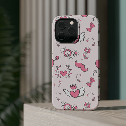 Pink Love Icons MagSafe Case - BOGO Cases