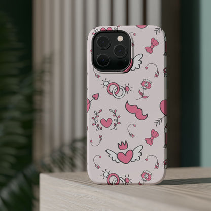 Pink Love Icons MagSafe Case - BOGO Cases
