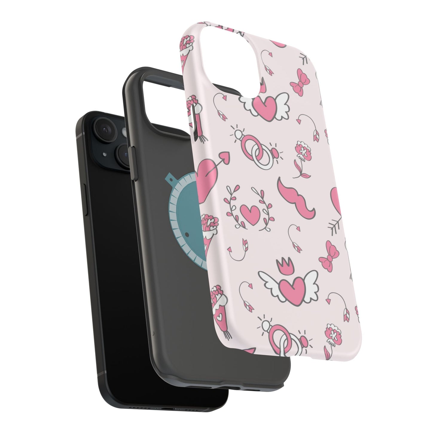 Pink Love Icons MagSafe Case - BOGO Cases