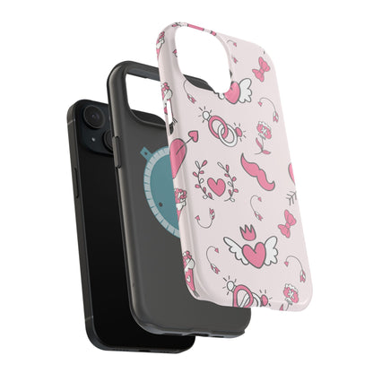 Pink Love Icons MagSafe Case - BOGO Cases