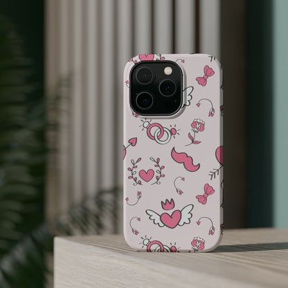 Pink Love Icons MagSafe Case - BOGO Cases