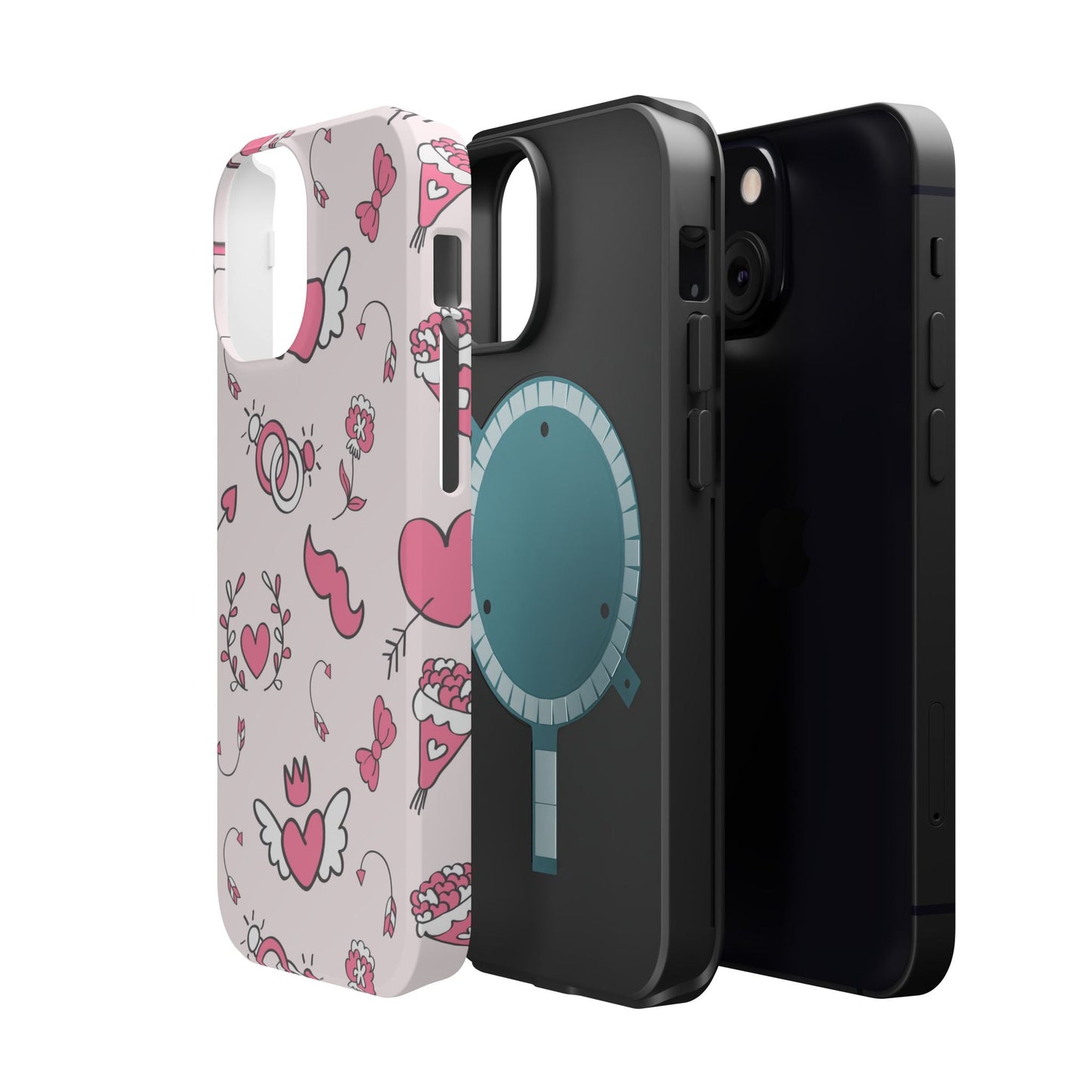 Pink Love Icons MagSafe Case - BOGO Cases