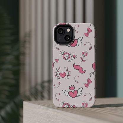 Pink Love Icons MagSafe Case - BOGO Cases