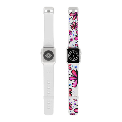  Pink Retro Bloom Apple Watch Band - BOGO Cases
