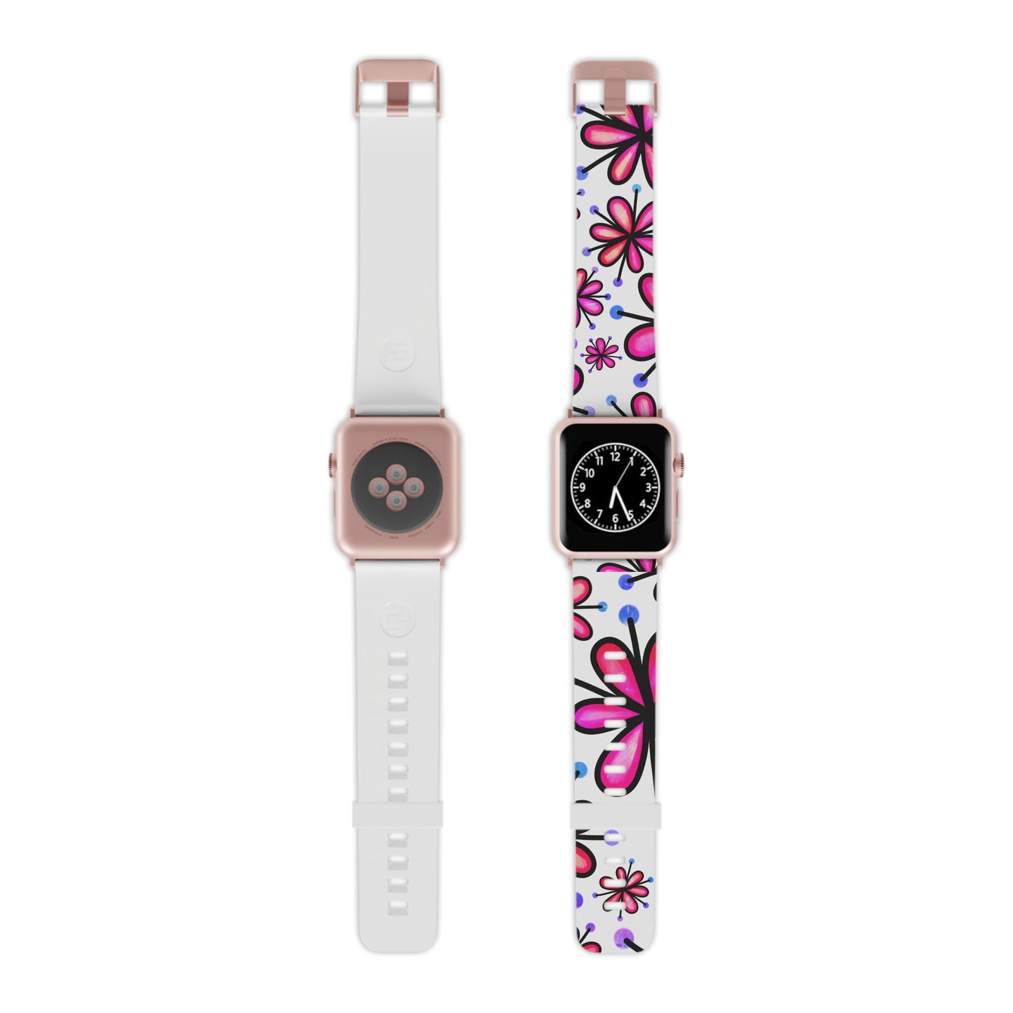  Pink Retro Bloom Apple Watch Band - BOGO Cases