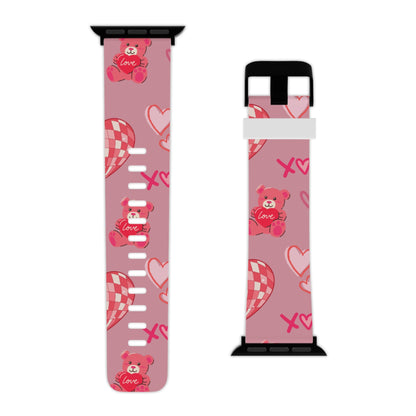 Pink Valentine Love Apple Watch Band - BOGO Cases