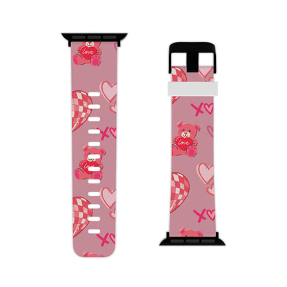 Pink Valentine Love Apple Watch Band - BOGO Cases