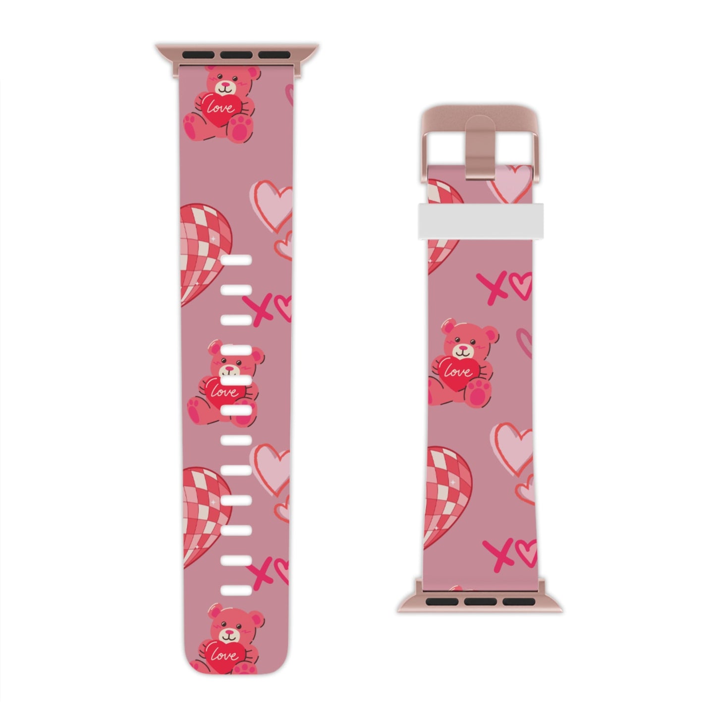 Pink Valentine Love Apple Watch Band - BOGO Cases