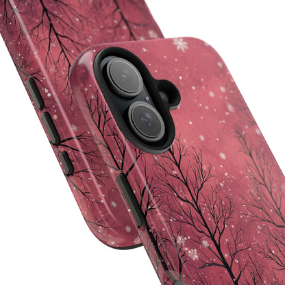 Pink Winter Twilight Forest - iPhone Series Case - BOGO Cases