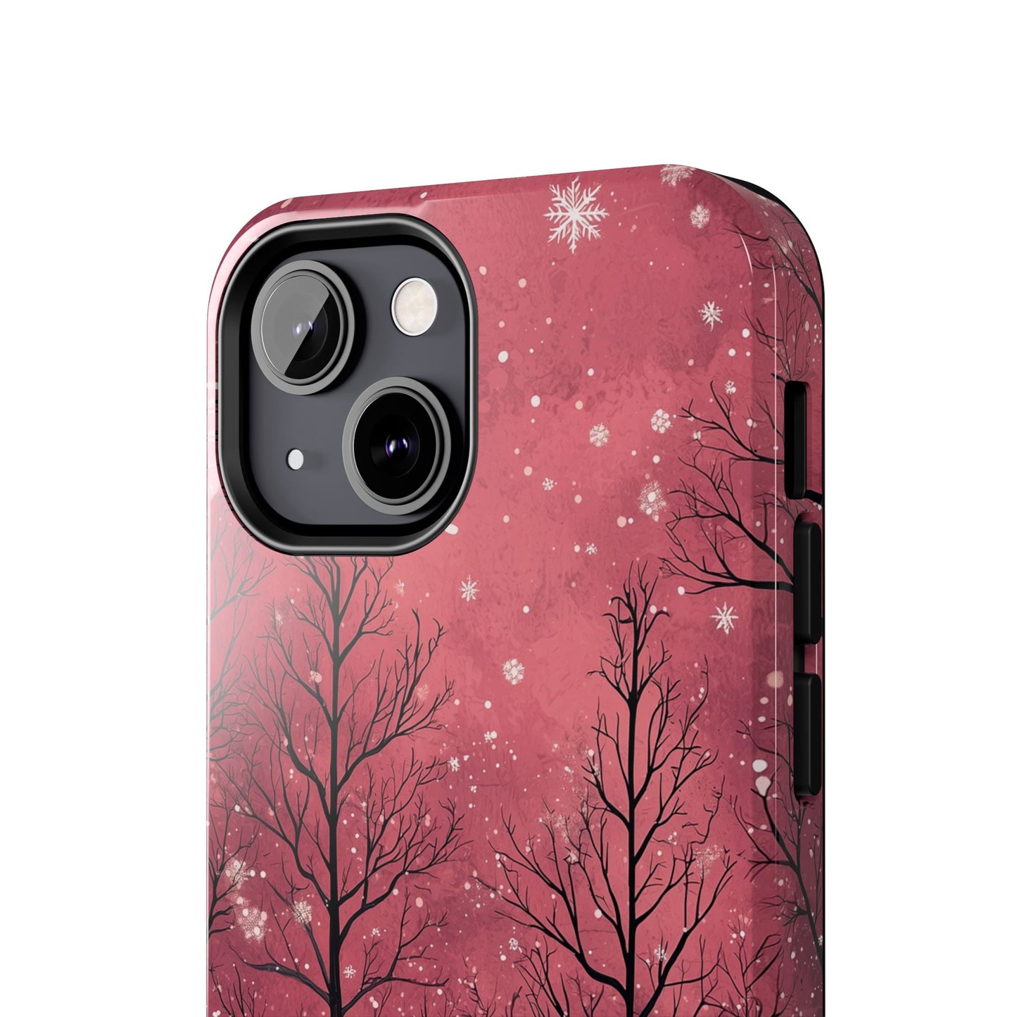 Pink Winter Twilight Forest - iPhone Series Case - BOGO Cases