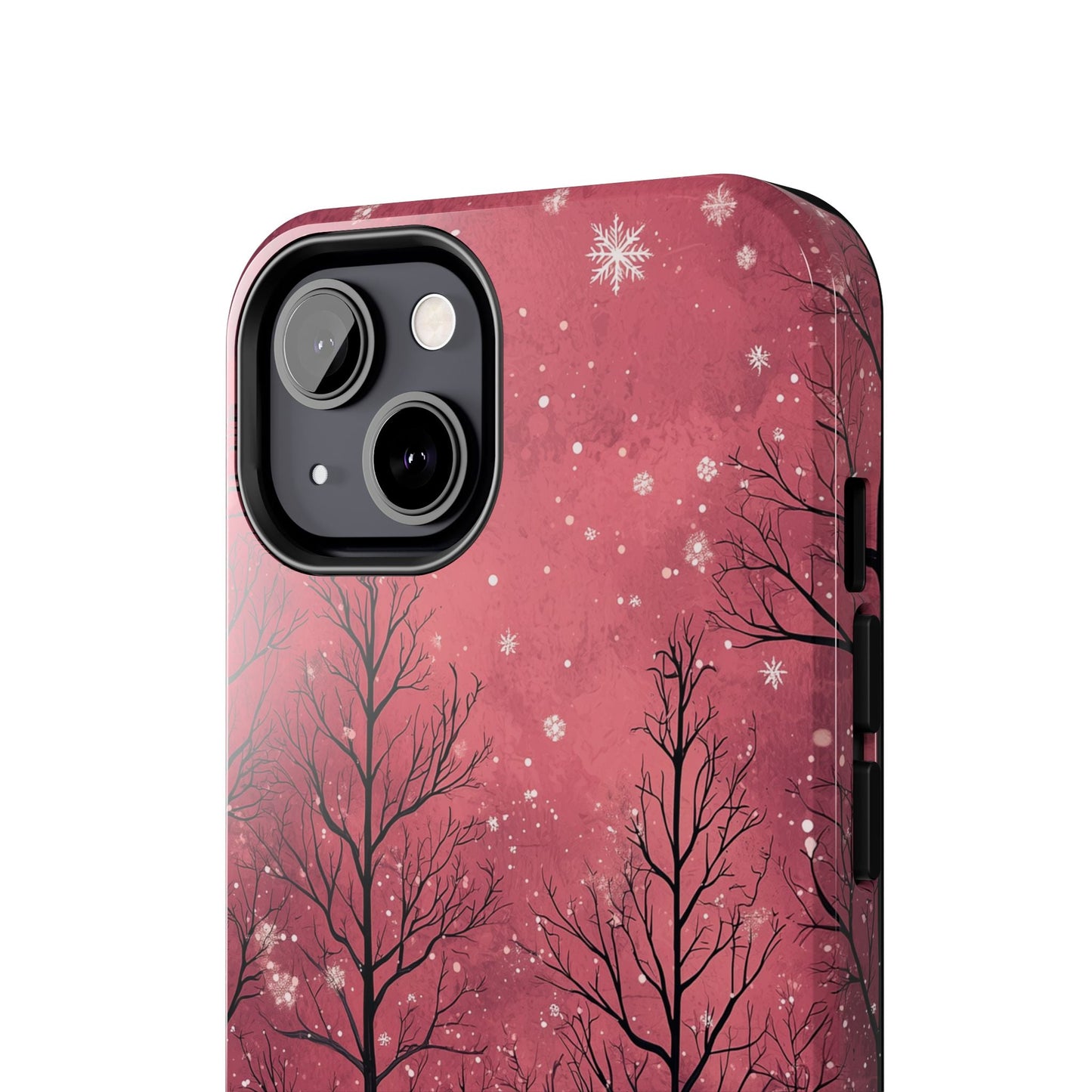 Pink Winter Twilight Forest - iPhone Series Case - BOGO Cases