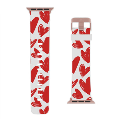 Playful Heart Sketch Design Apple Watch Band - BOGO Cases