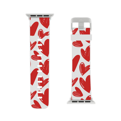 Playful Heart Sketch Design Apple Watch Band - BOGO Cases