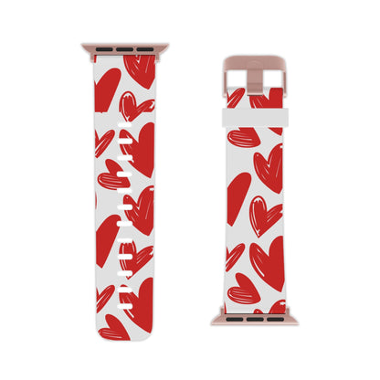 Playful Heart Sketch Design Apple Watch Band - BOGO Cases