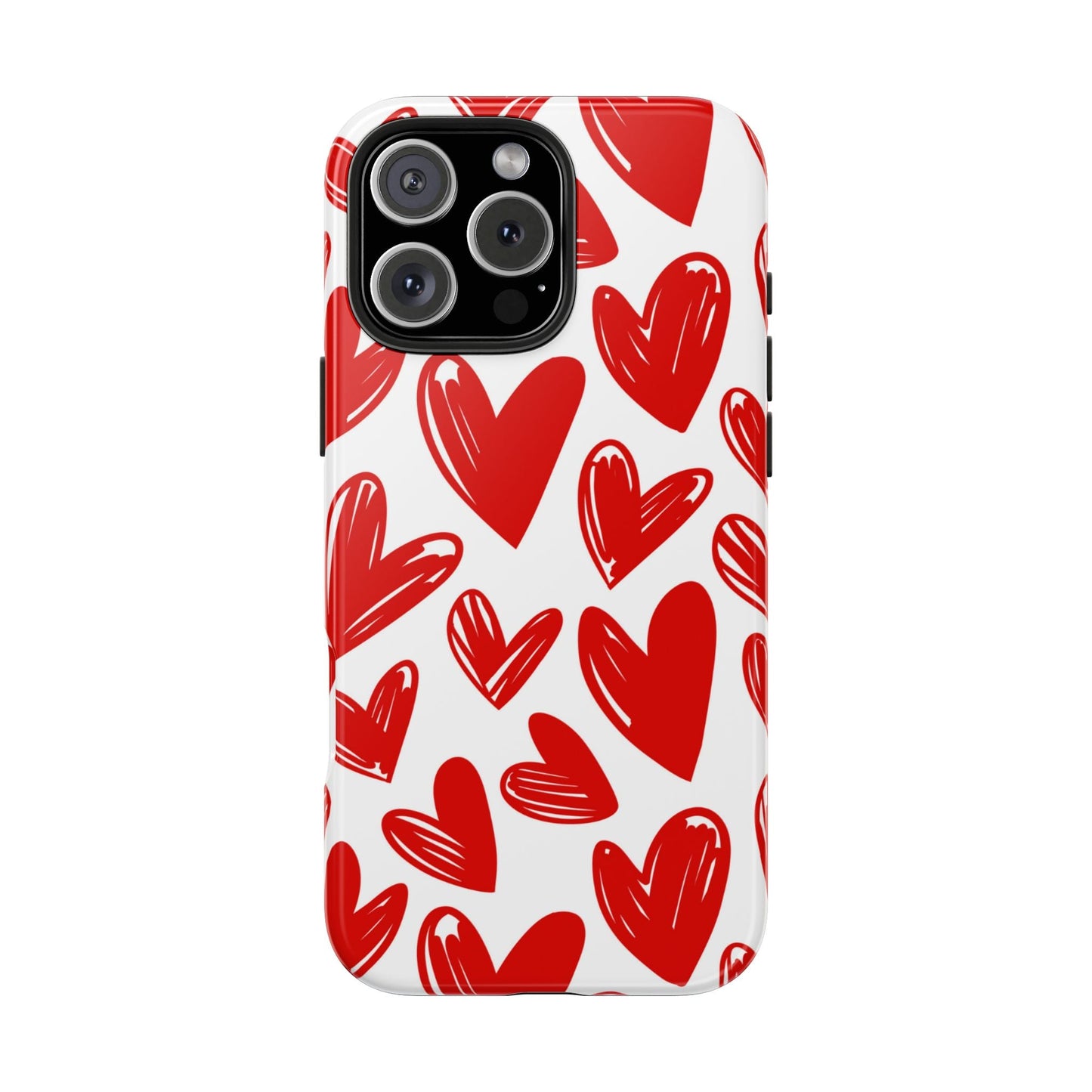 Playful Heart Sketch Design – iPhone Series Case - BOGO Cases