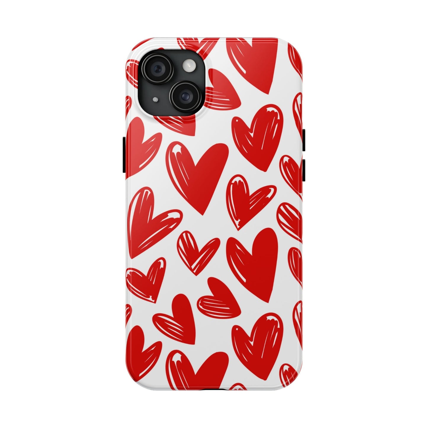 Playful Heart Sketch Design – iPhone Series Case - BOGO Cases