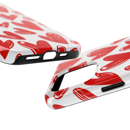 Playful Heart Sketch Design – iPhone Series Case - BOGO Cases