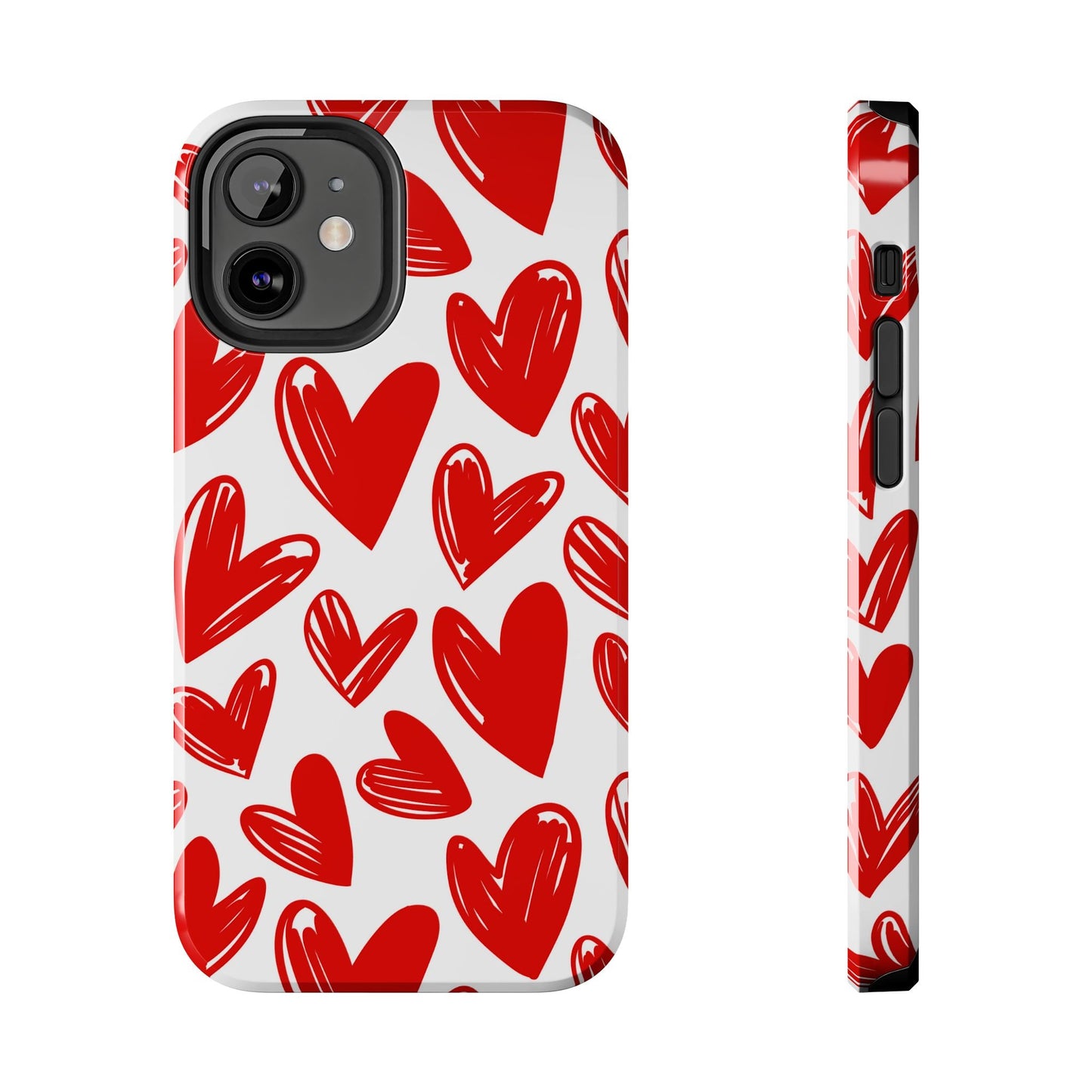 Playful Heart Sketch Design – iPhone Series Case - BOGO Cases