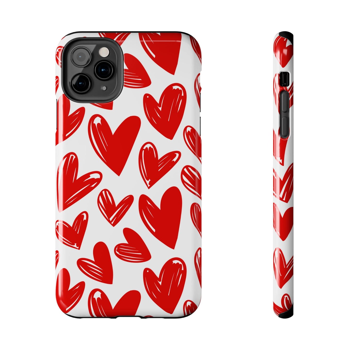 Playful Heart Sketch Design – iPhone Series Case - BOGO Cases