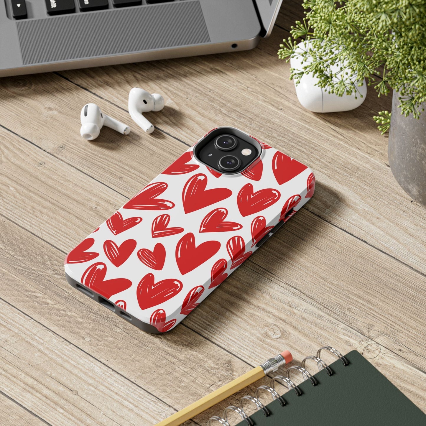 Playful Heart Sketch Design – iPhone Series Case - BOGO Cases