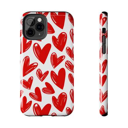 Playful Heart Sketch Design – iPhone Series Case - BOGO Cases