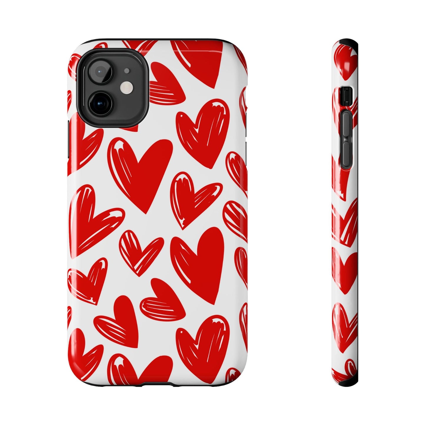 Playful Heart Sketch Design – iPhone Series Case - BOGO Cases