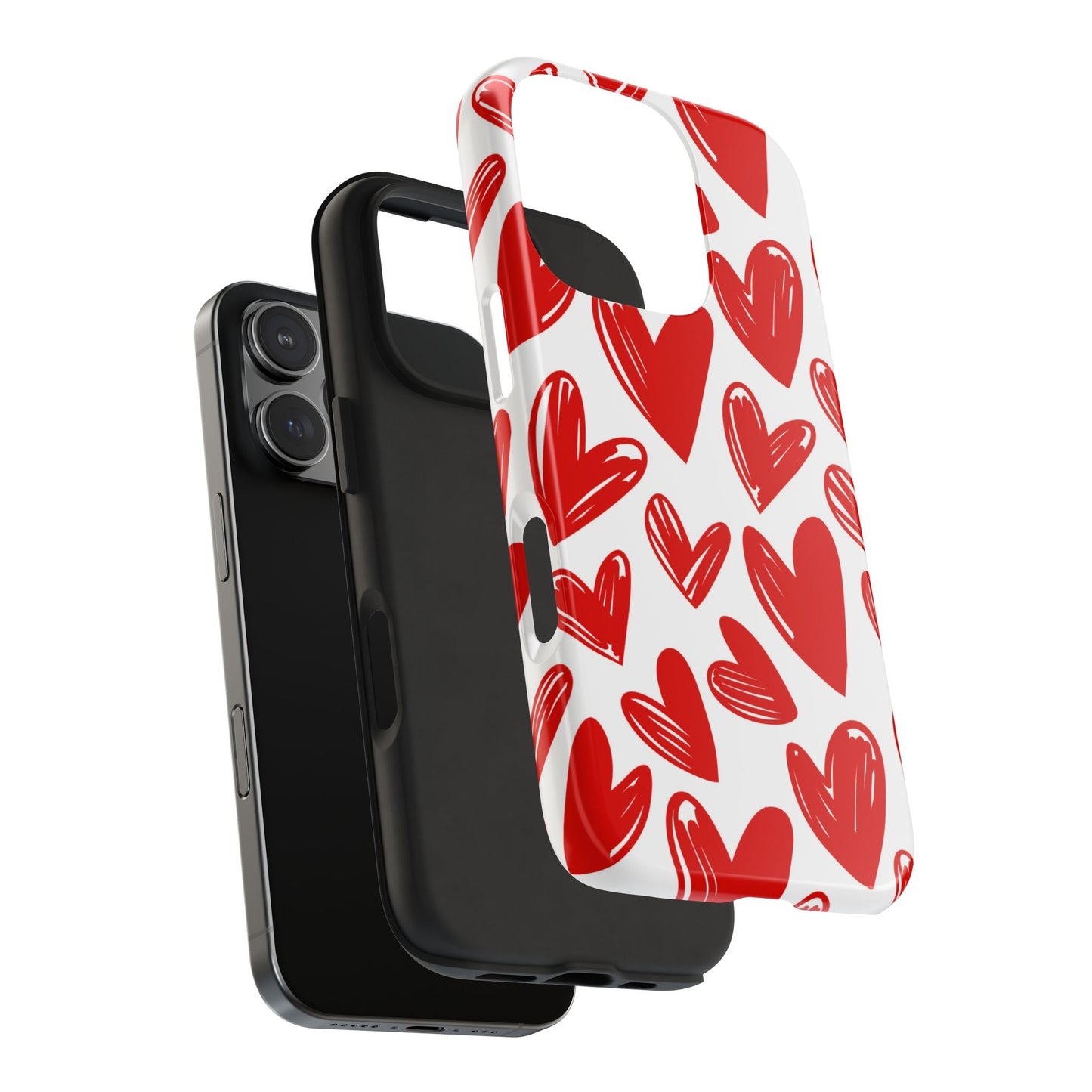 Playful Heart Sketch Design – iPhone Series Case - BOGO Cases