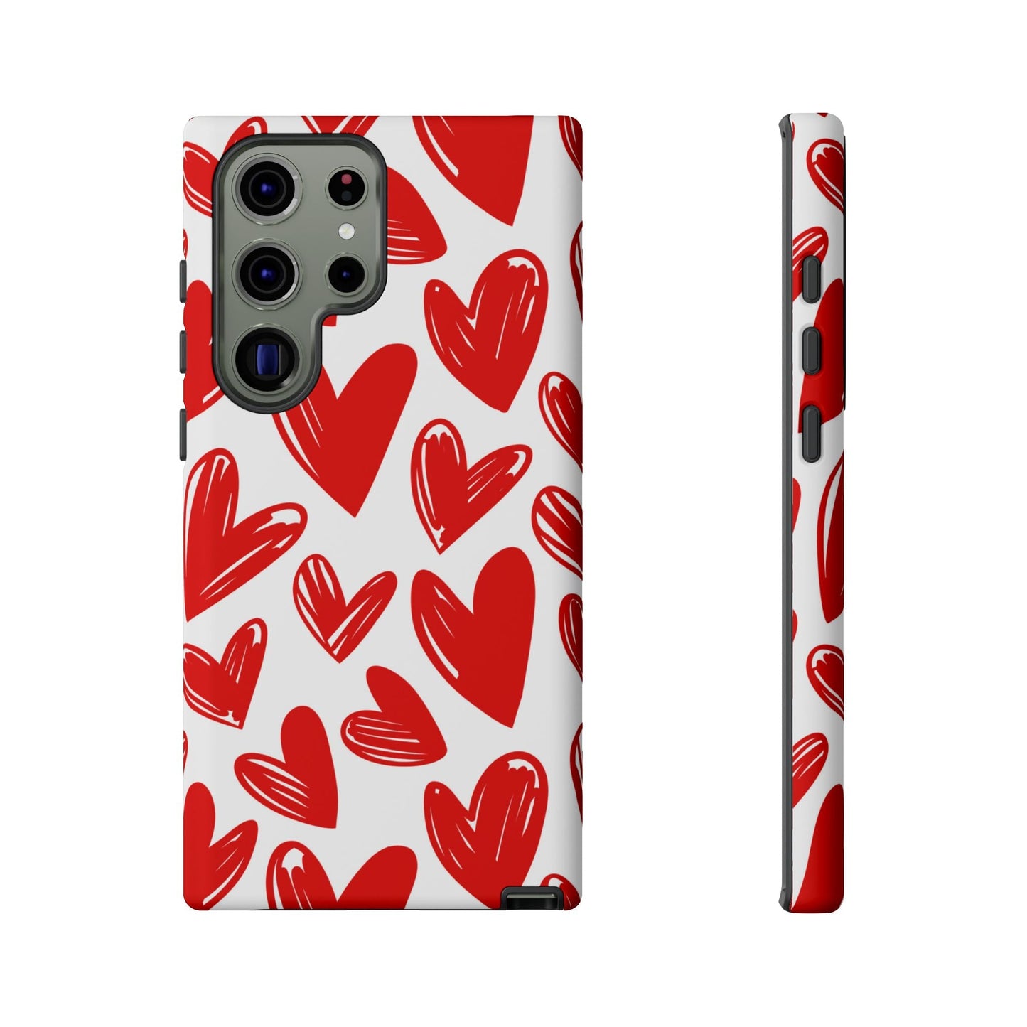 Playful Heart Sketch Design – Samsung Galaxy Case - BOGO Cases