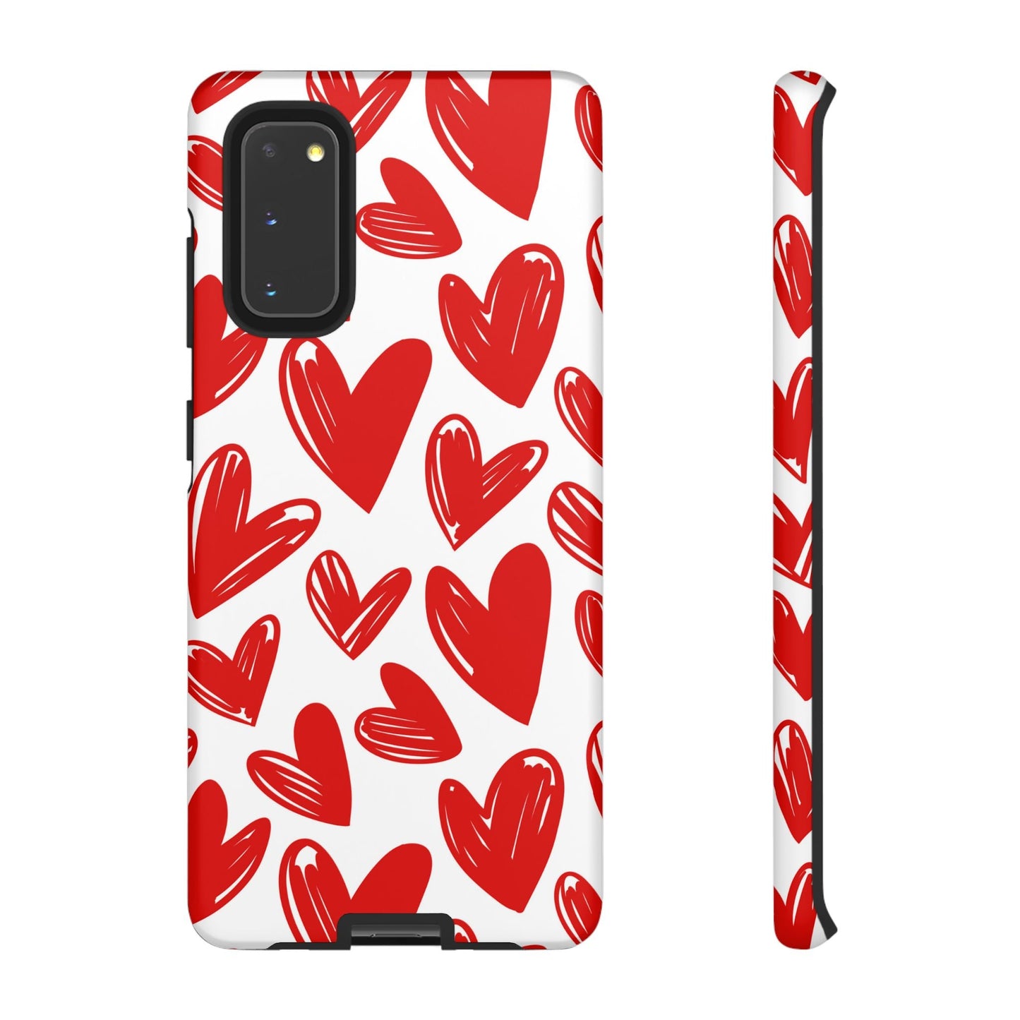 Playful Heart Sketch Design – Samsung Galaxy Case - BOGO Cases