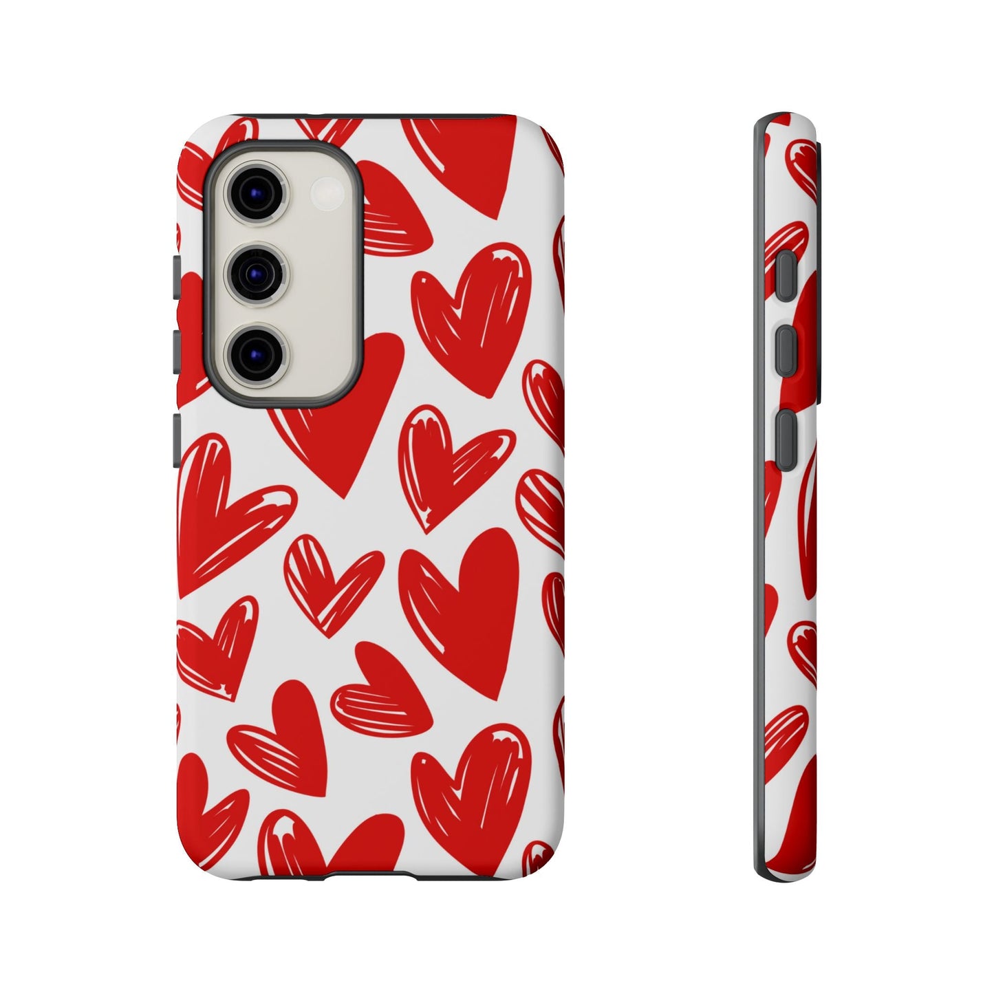 Playful Heart Sketch Design – Samsung Galaxy Case - BOGO Cases