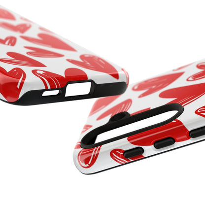 Playful Heart Sketch Design – Samsung Galaxy Case - BOGO Cases