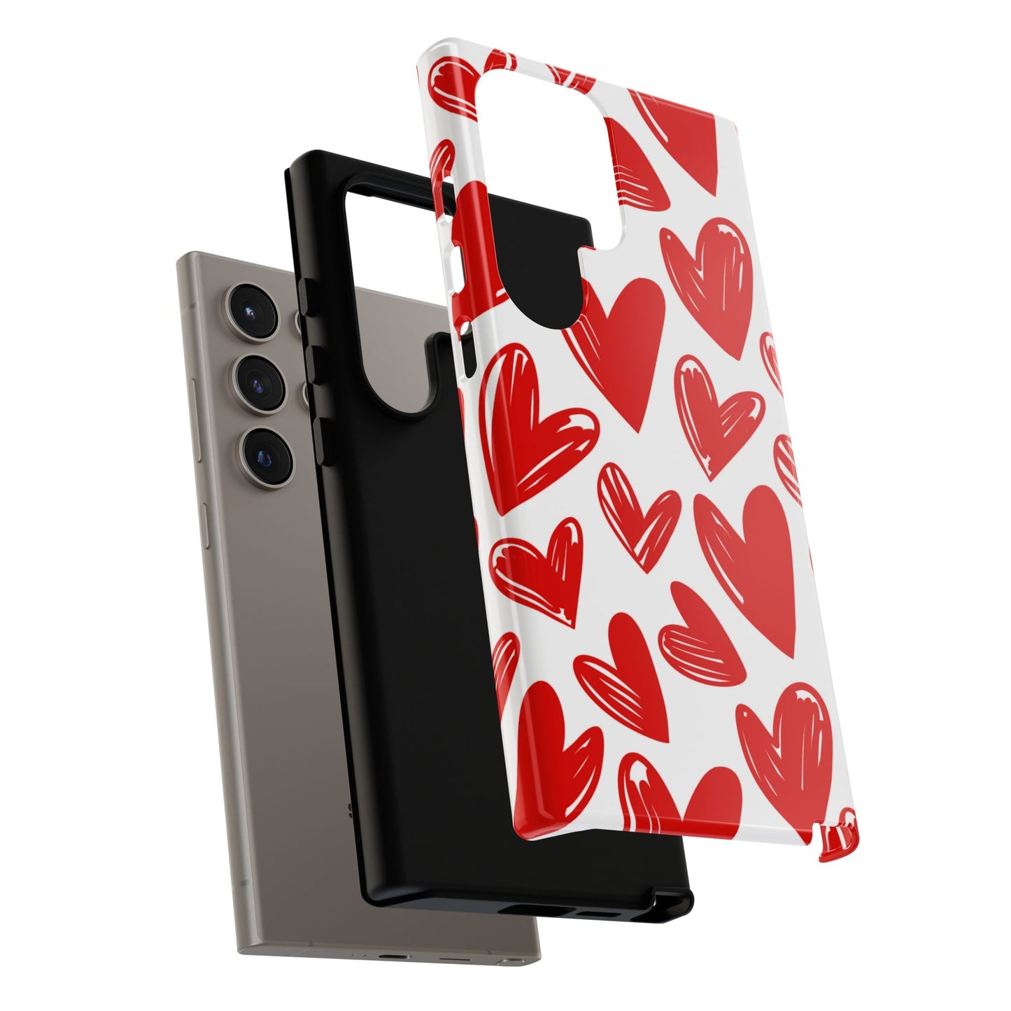 Playful Heart Sketch Design – Samsung Galaxy Case - BOGO Cases