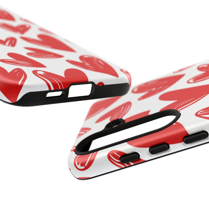 Playful Heart Sketch Design – Samsung Galaxy Case - BOGO Cases