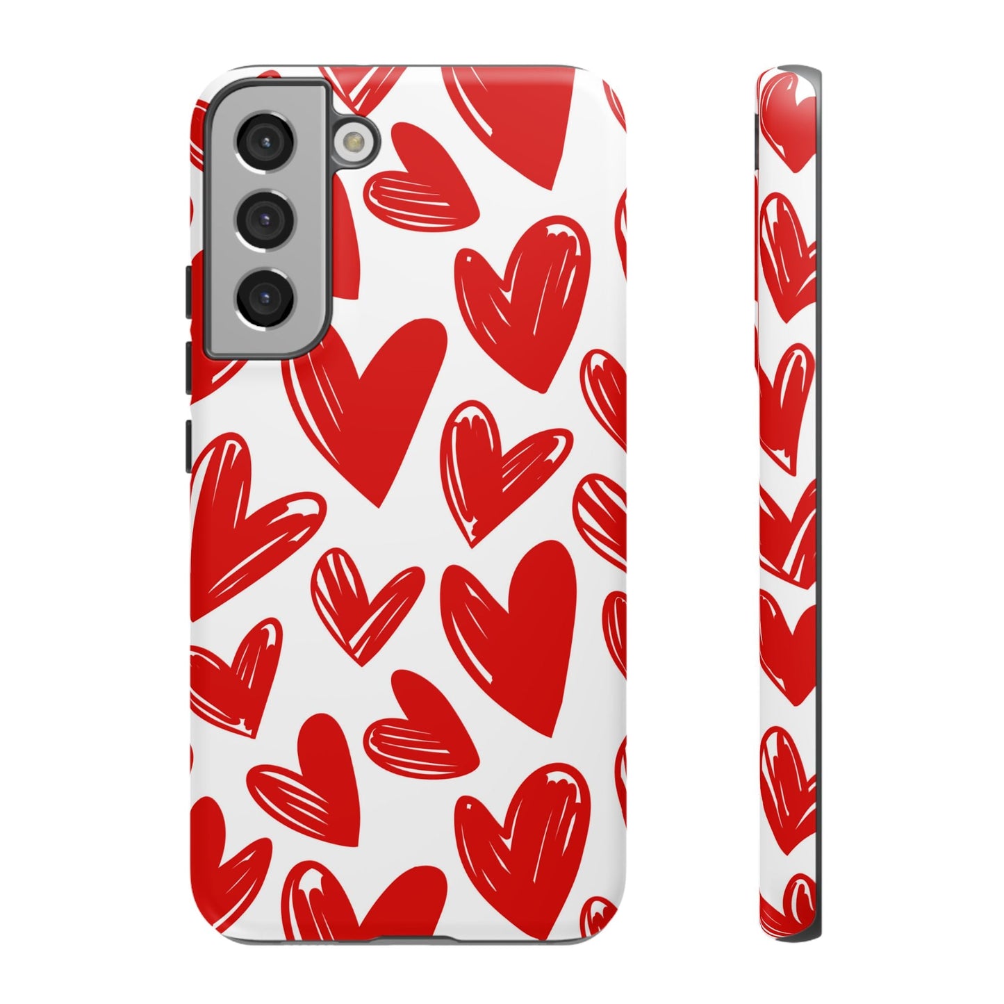 Playful Heart Sketch Design – Samsung Galaxy Case - BOGO Cases