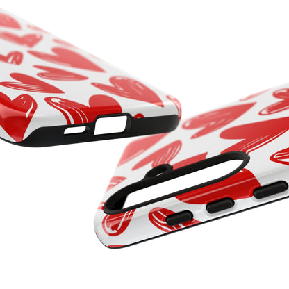 Playful Heart Sketch Design – Samsung Galaxy Case - BOGO Cases
