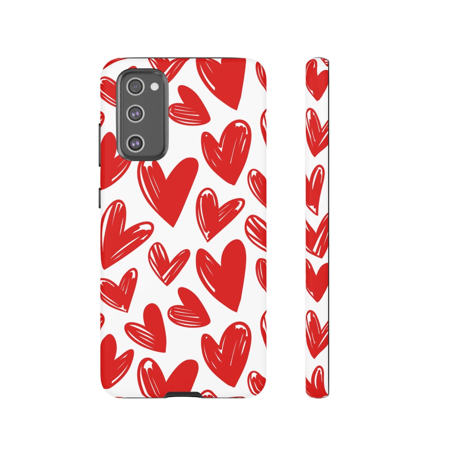 Playful Heart Sketch Design – Samsung Galaxy Case - BOGO Cases