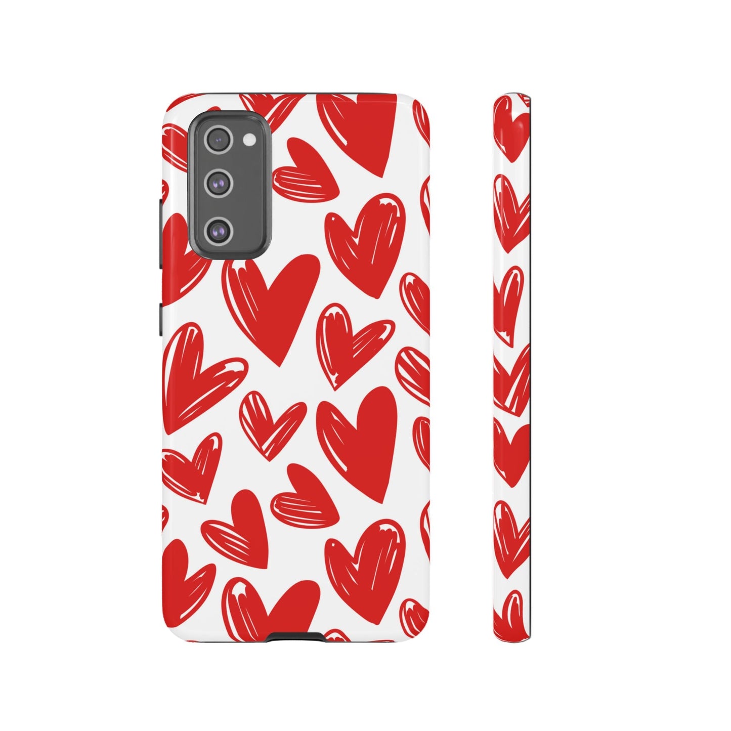 Playful Heart Sketch Design – Samsung Galaxy Case - BOGO Cases