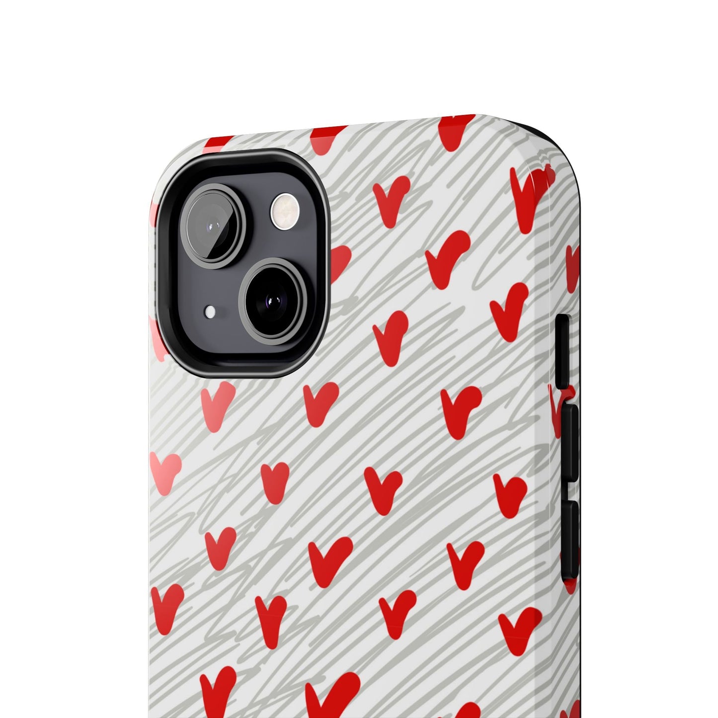Playful Hearts & Spirals – iPhone Case - BOGO Cases