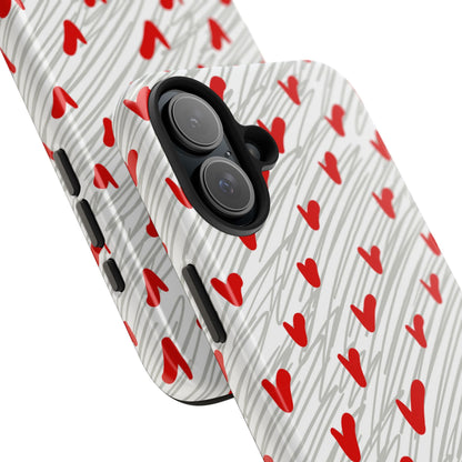 Playful Hearts & Spirals – iPhone Case - BOGO Cases