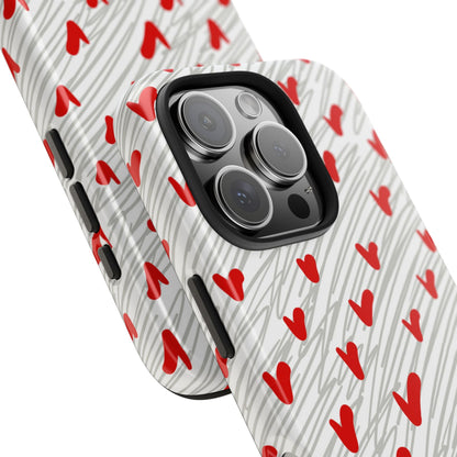 Playful Hearts & Spirals – iPhone Case - BOGO Cases