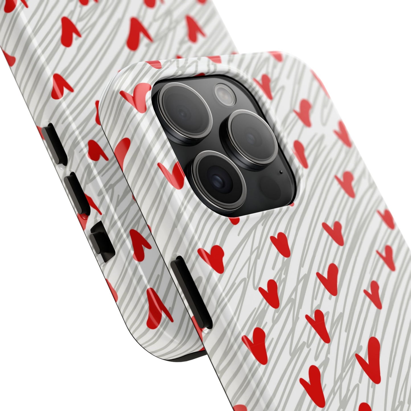 Playful Hearts & Spirals – iPhone Case - BOGO Cases
