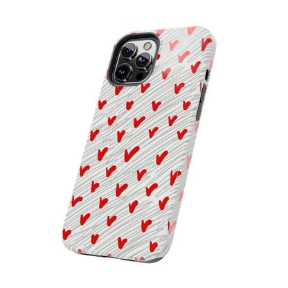 Playful Hearts & Spirals – iPhone Case - BOGO Cases