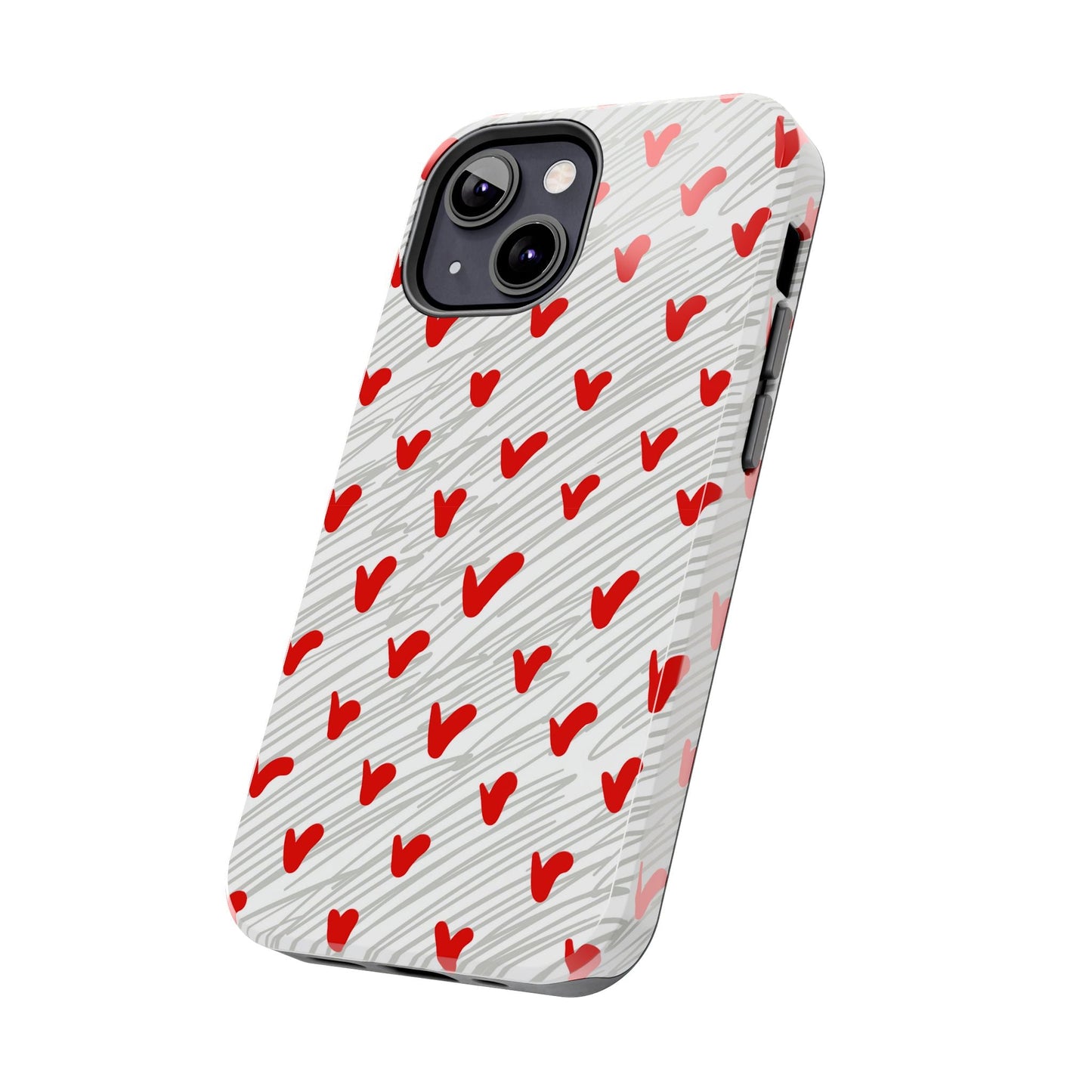 Playful Hearts & Spirals – iPhone Case - BOGO Cases