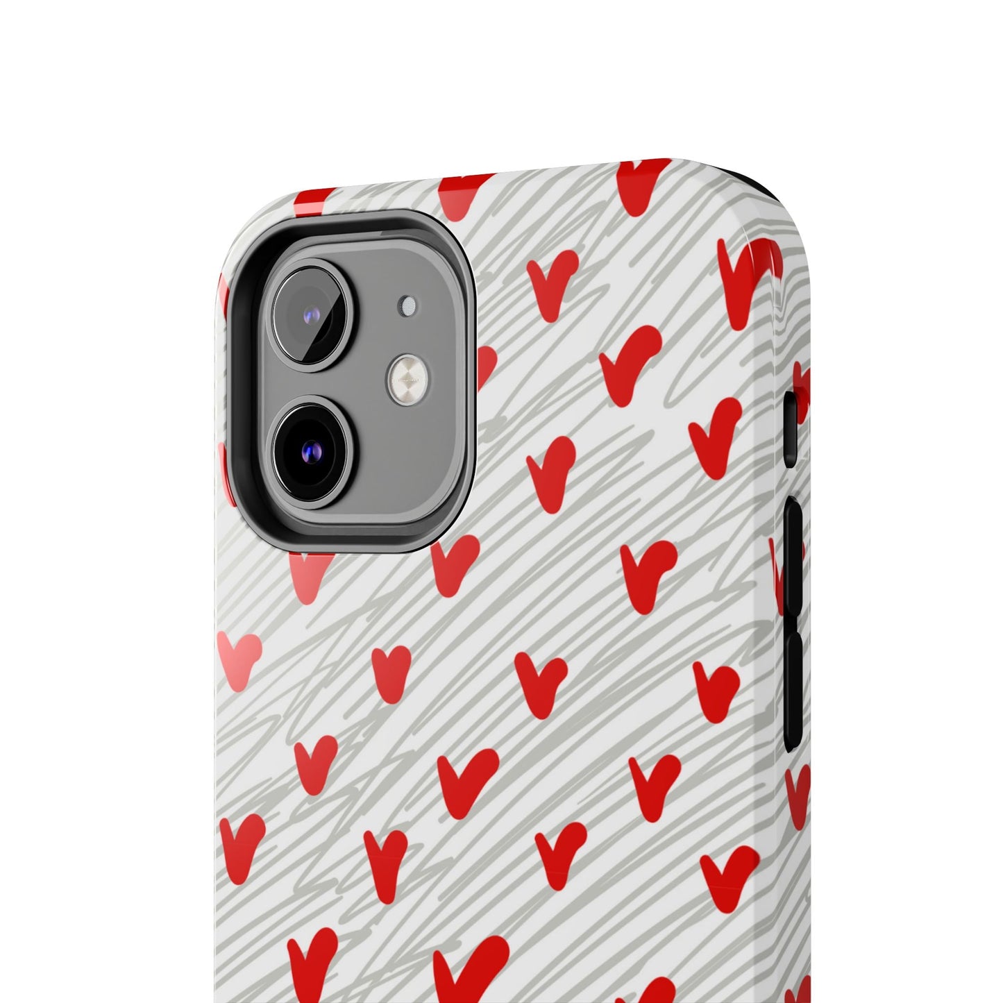 Playful Hearts & Spirals – iPhone Case - BOGO Cases