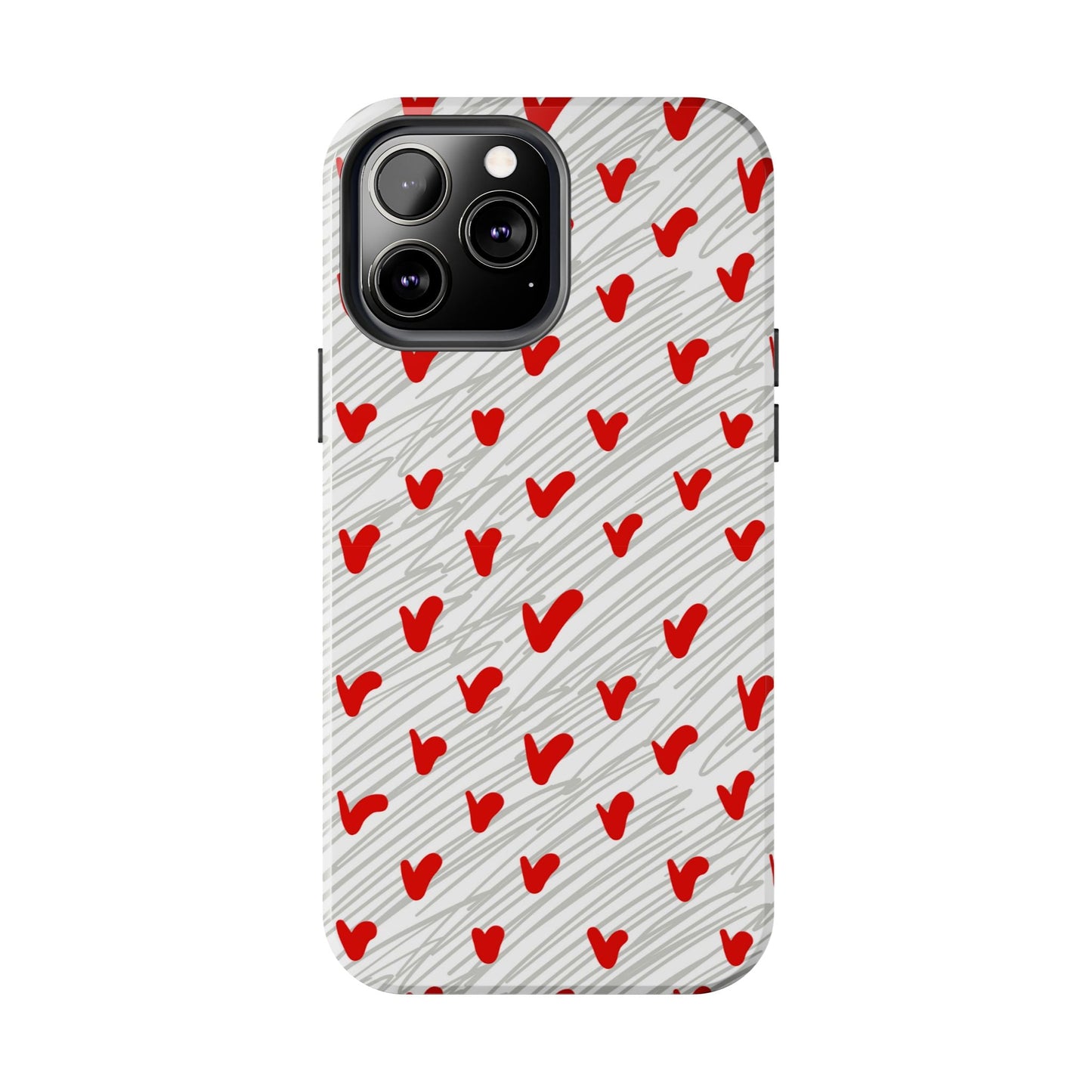 Playful Hearts & Spirals – iPhone Case - BOGO Cases