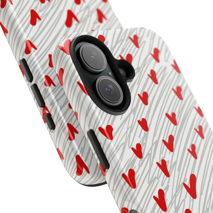 Playful Hearts & Spirals – iPhone Case - BOGO Cases