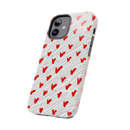 Playful Hearts & Spirals – iPhone Case - BOGO Cases