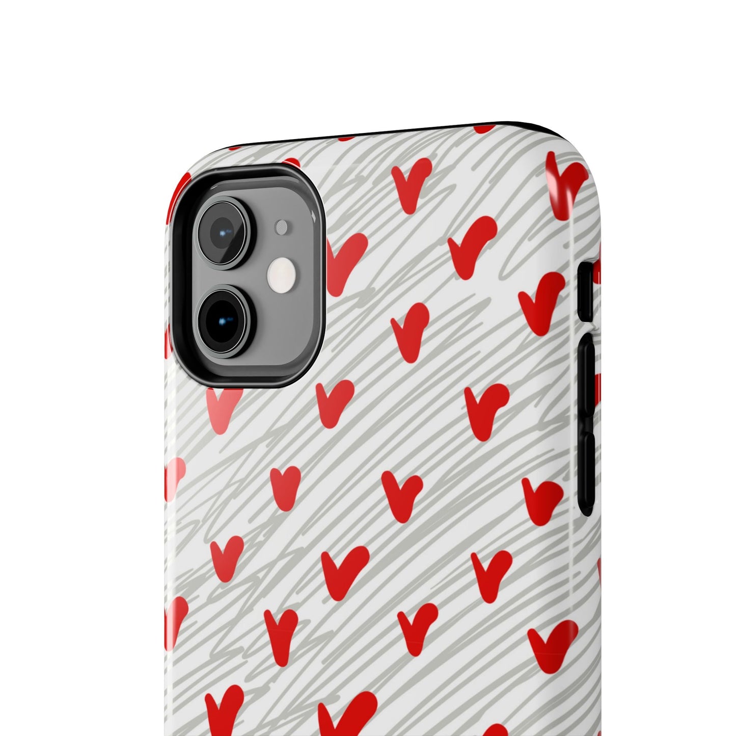Playful Hearts & Spirals – iPhone Case - BOGO Cases
