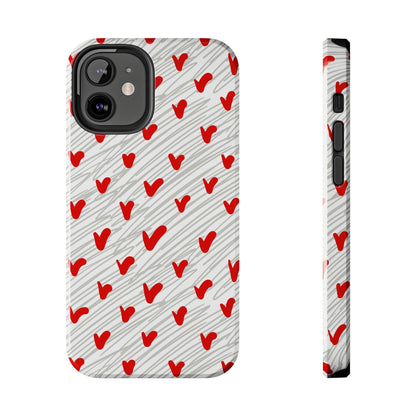 Playful Hearts & Spirals – iPhone Case - BOGO Cases