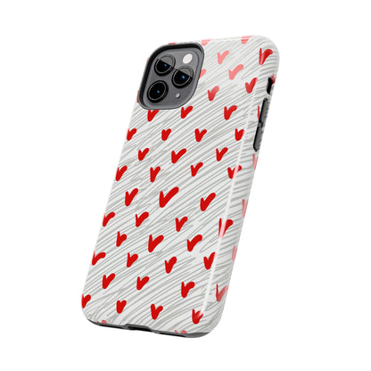 Playful Hearts & Spirals – iPhone Case - BOGO Cases